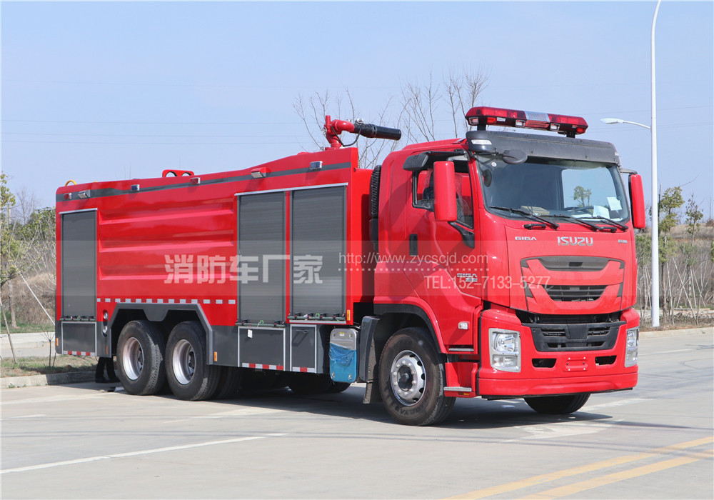 五十鈴后雙橋干粉泡沫聯(lián)用消防車(chē) 五十鈴后雙橋干粉泡沫聯(lián)用消防車(chē)